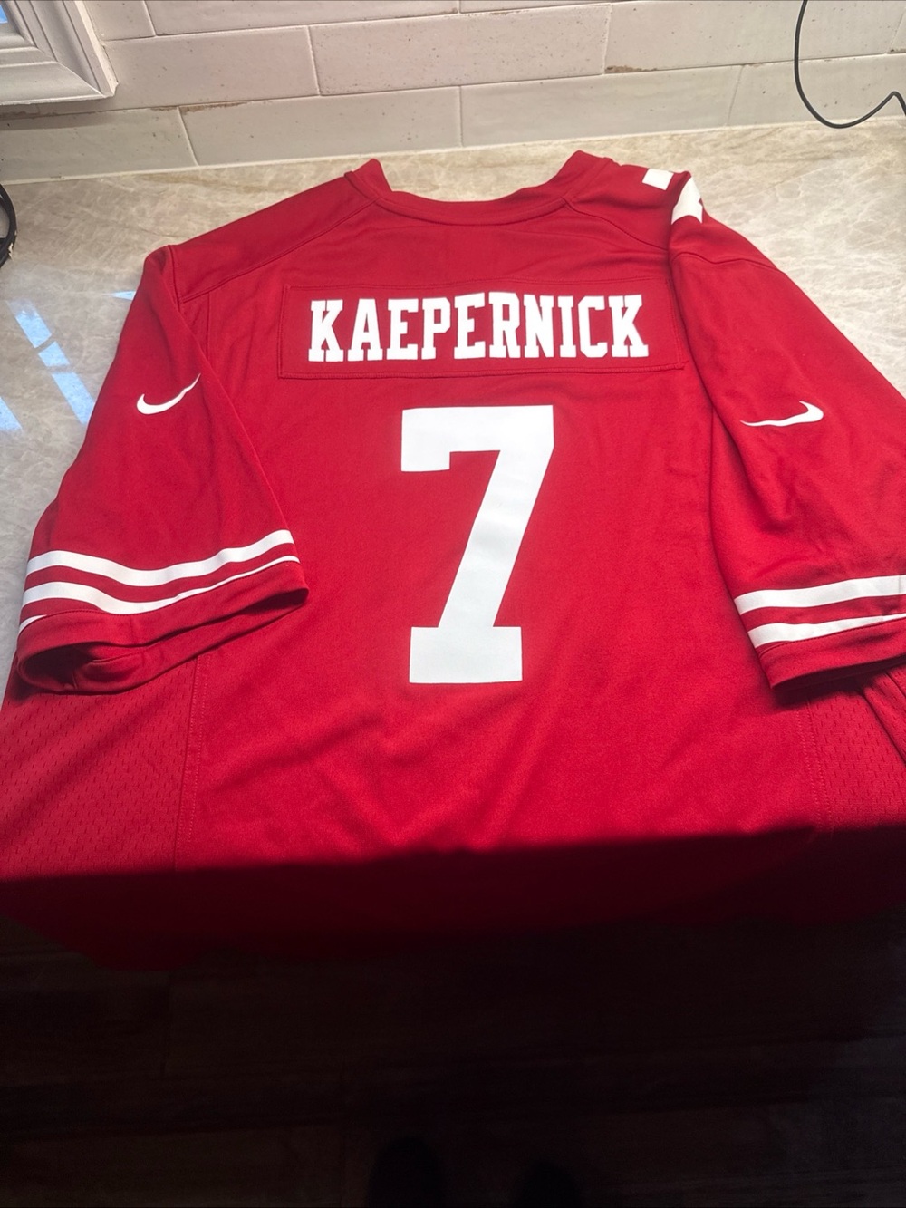 Colin Kaepernick jersey Nike on field CCL